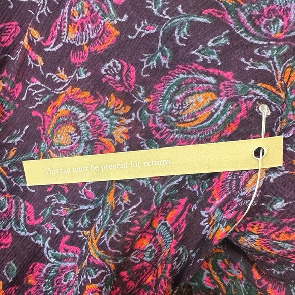 NWT Cleobella Rosalia Mini Dress in Bordeaux Floral Size Large - Picture 9 of 10